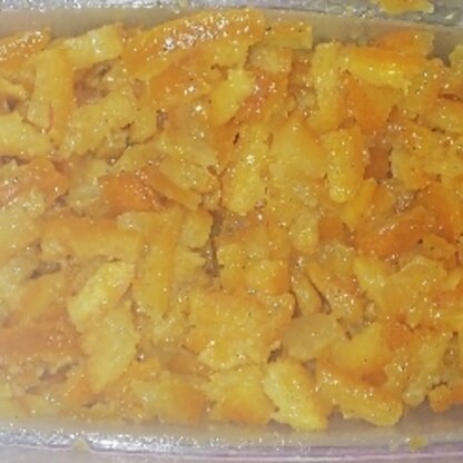 はじめまして  オレンジジャムを作ったのは初めてです  料理苦手の私でも レンジレシピだったので簡単に出来ました(^o^)v レシピ紹介をありがとうございました